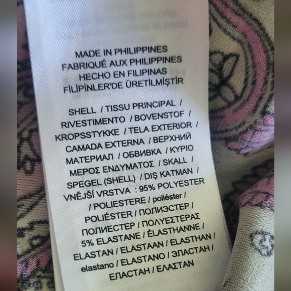 Lauren Ralph Lauren Paisley Off-The Shoulder Blouse - Picture 12 of 13